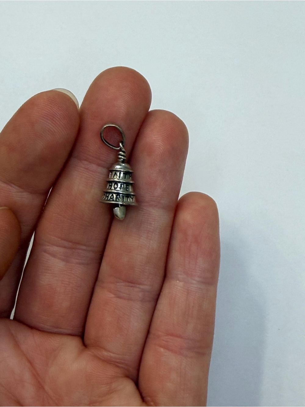 Vintage Sterling Silver Bell Charm